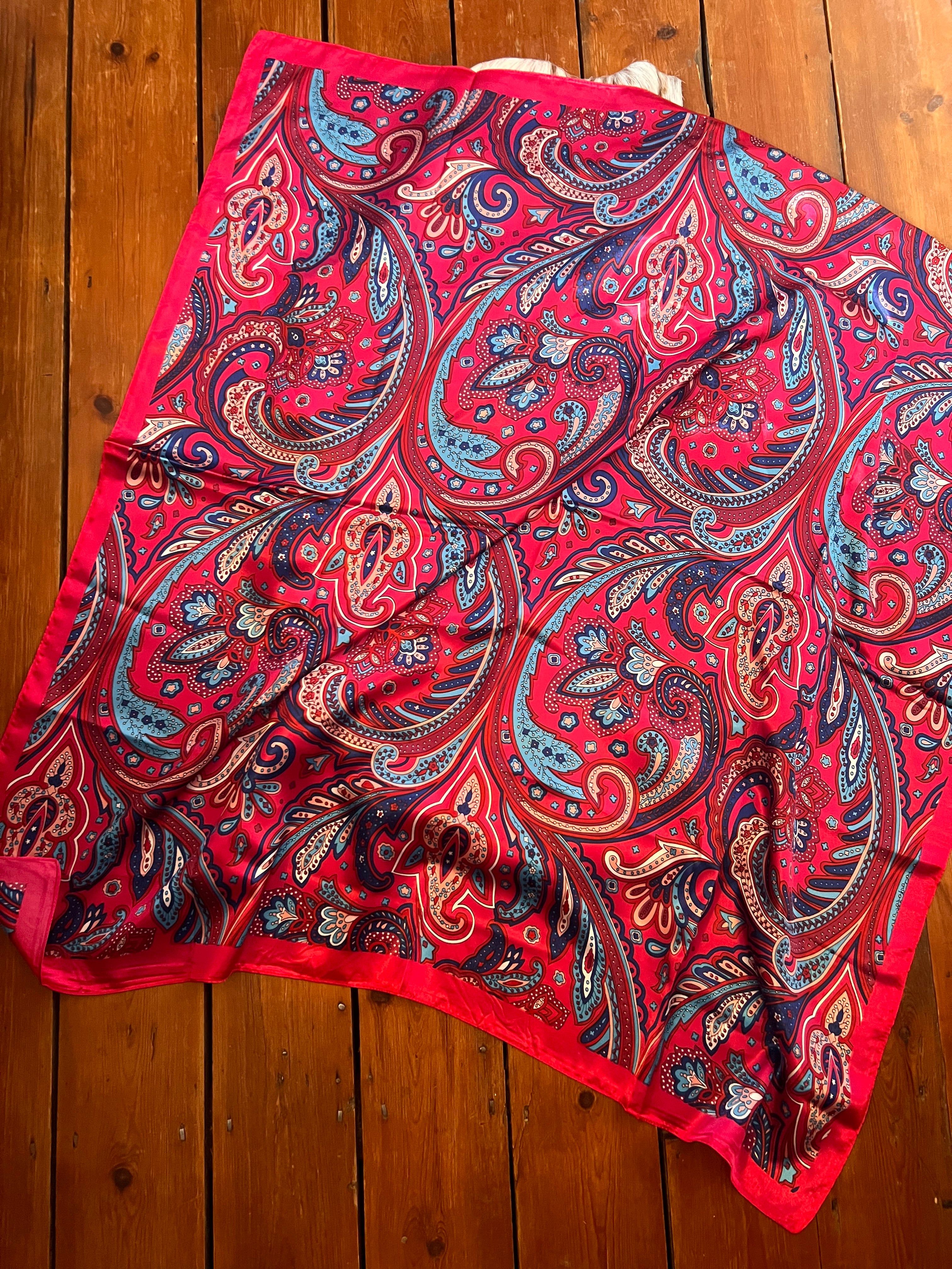 Western Wild Rag – Pink Paisley