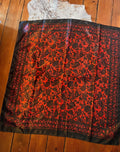 Western Wild Rag – Red & Black Floral Paisley