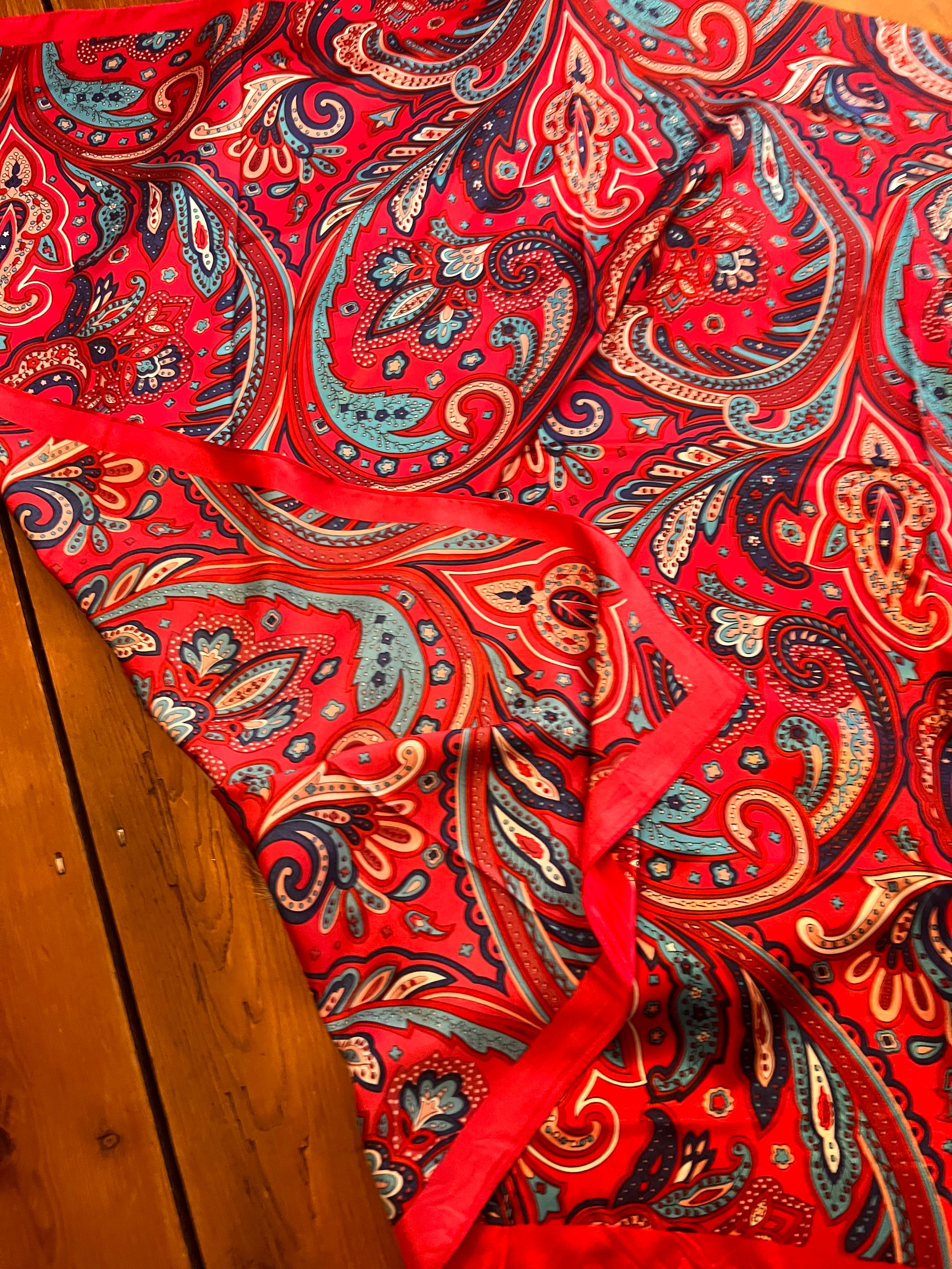 Western Wild Rag – Pink Paisley