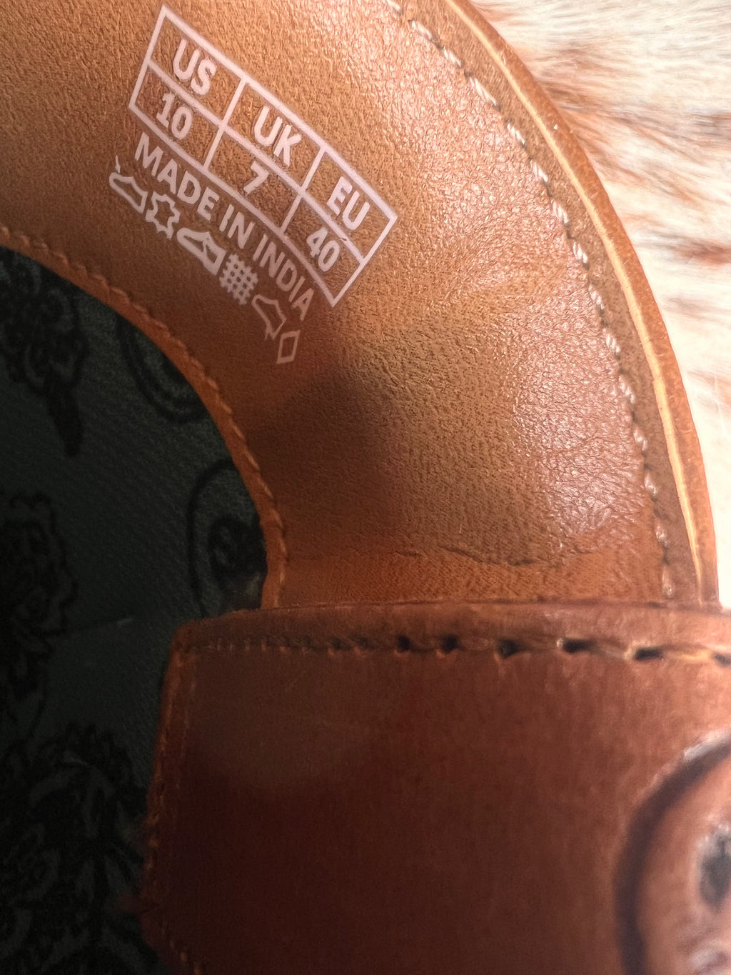 Adelaide hair on hide high top boots