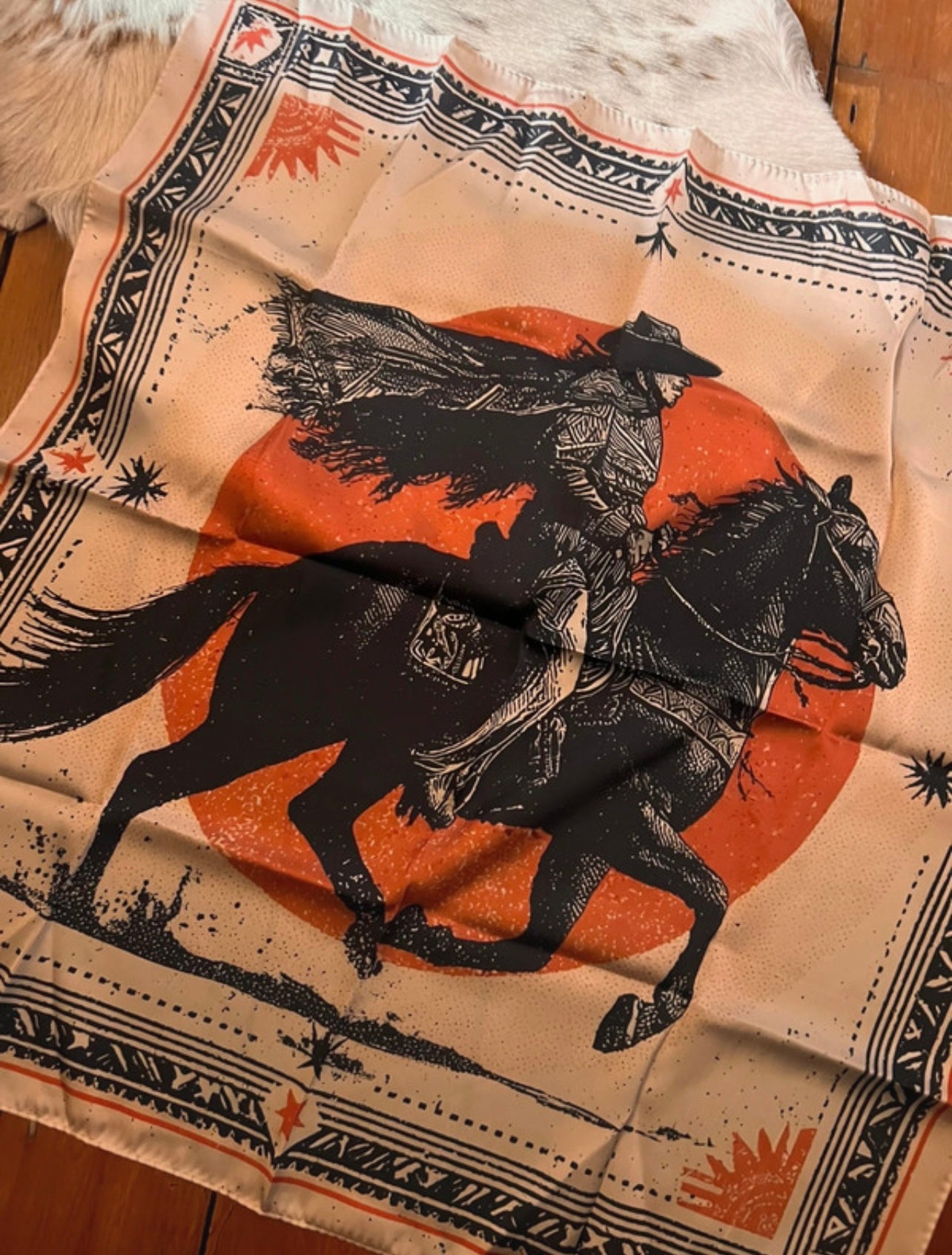 Western Cowgirl Wild Rag – Sunset Rider