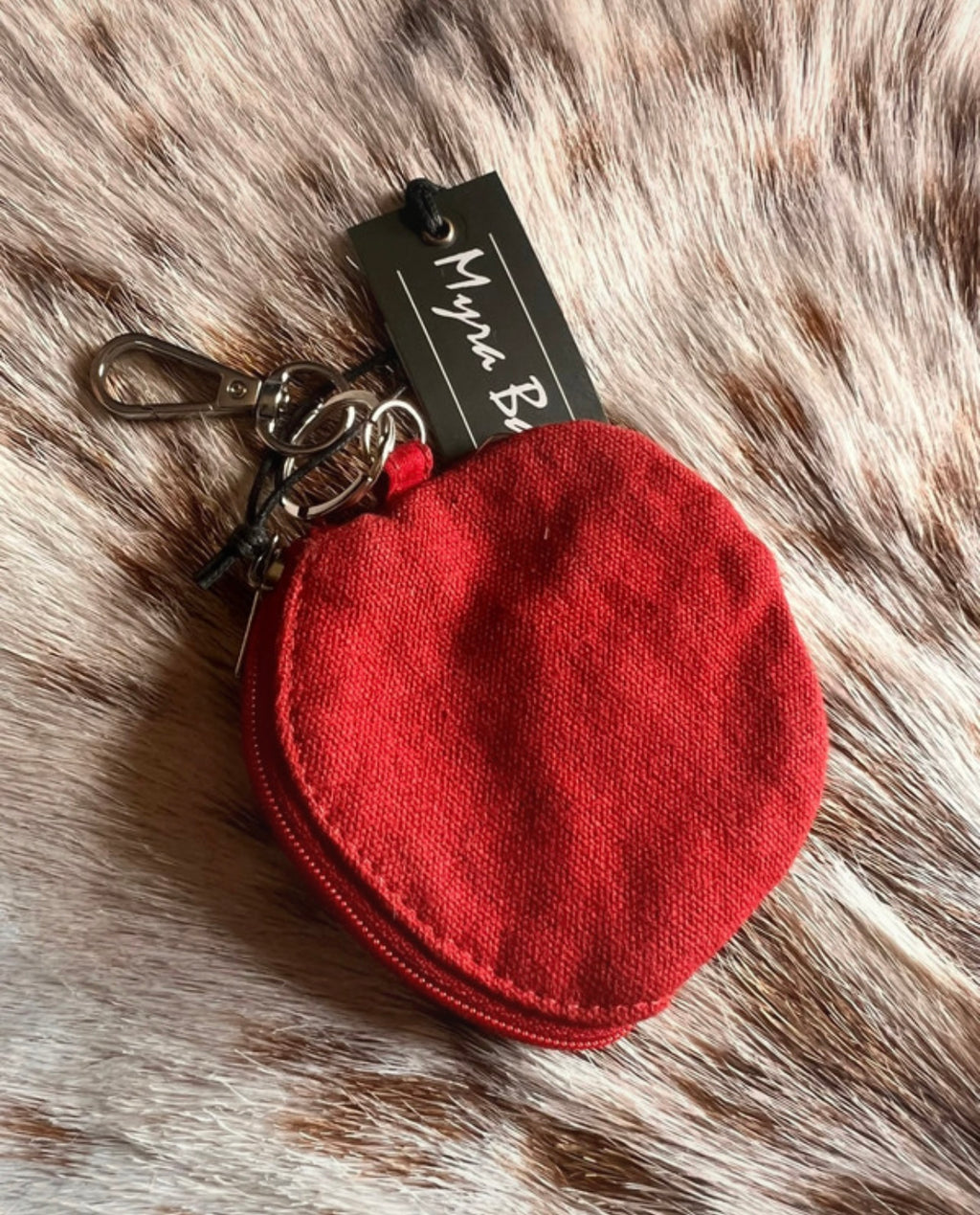 Myra “Shaman Trail” Beaded Bag Charm & Coin Purse – Fire Mesa