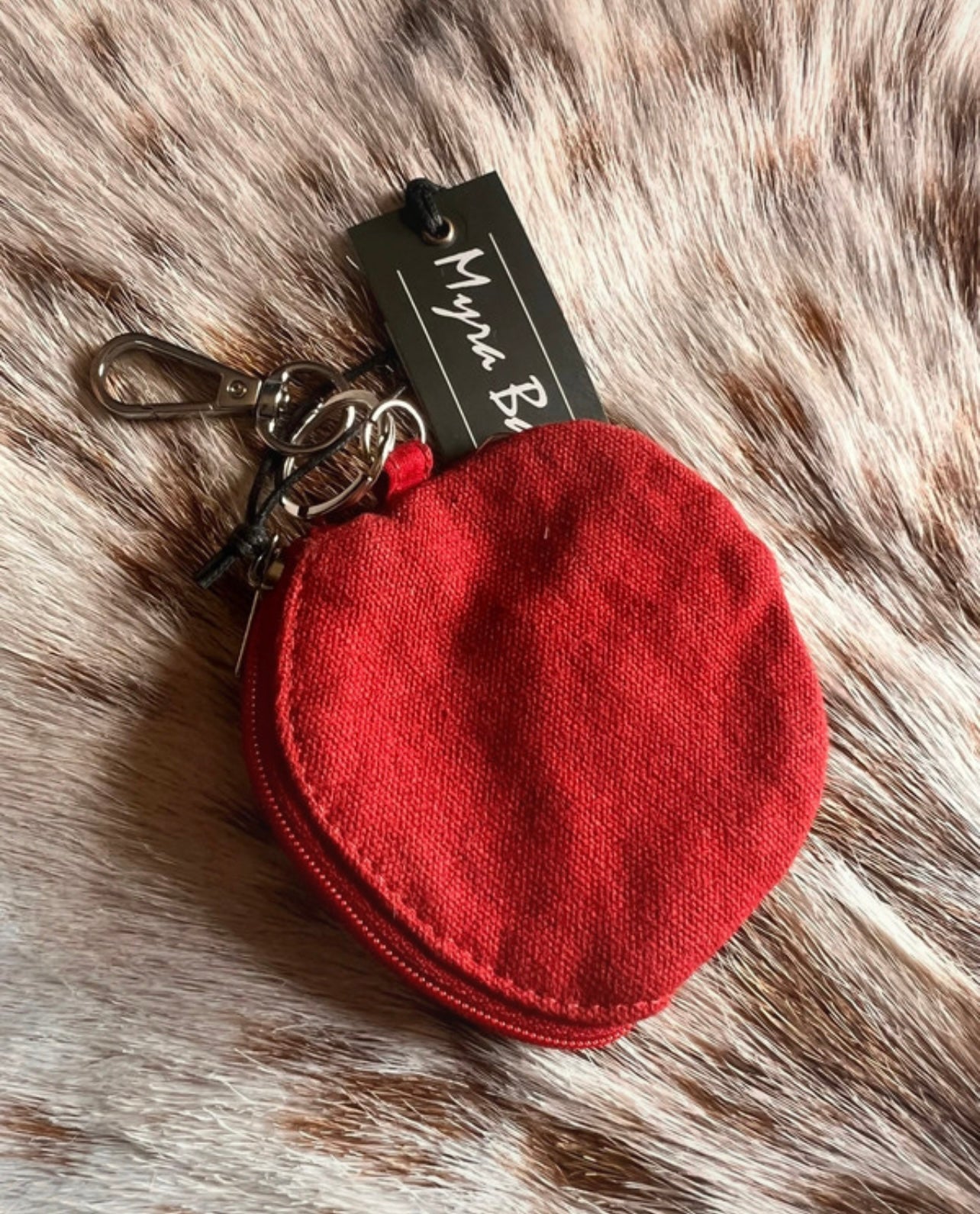Myra “Shaman Trail” Beaded Bag Charm & Coin Purse – Fire Mesa