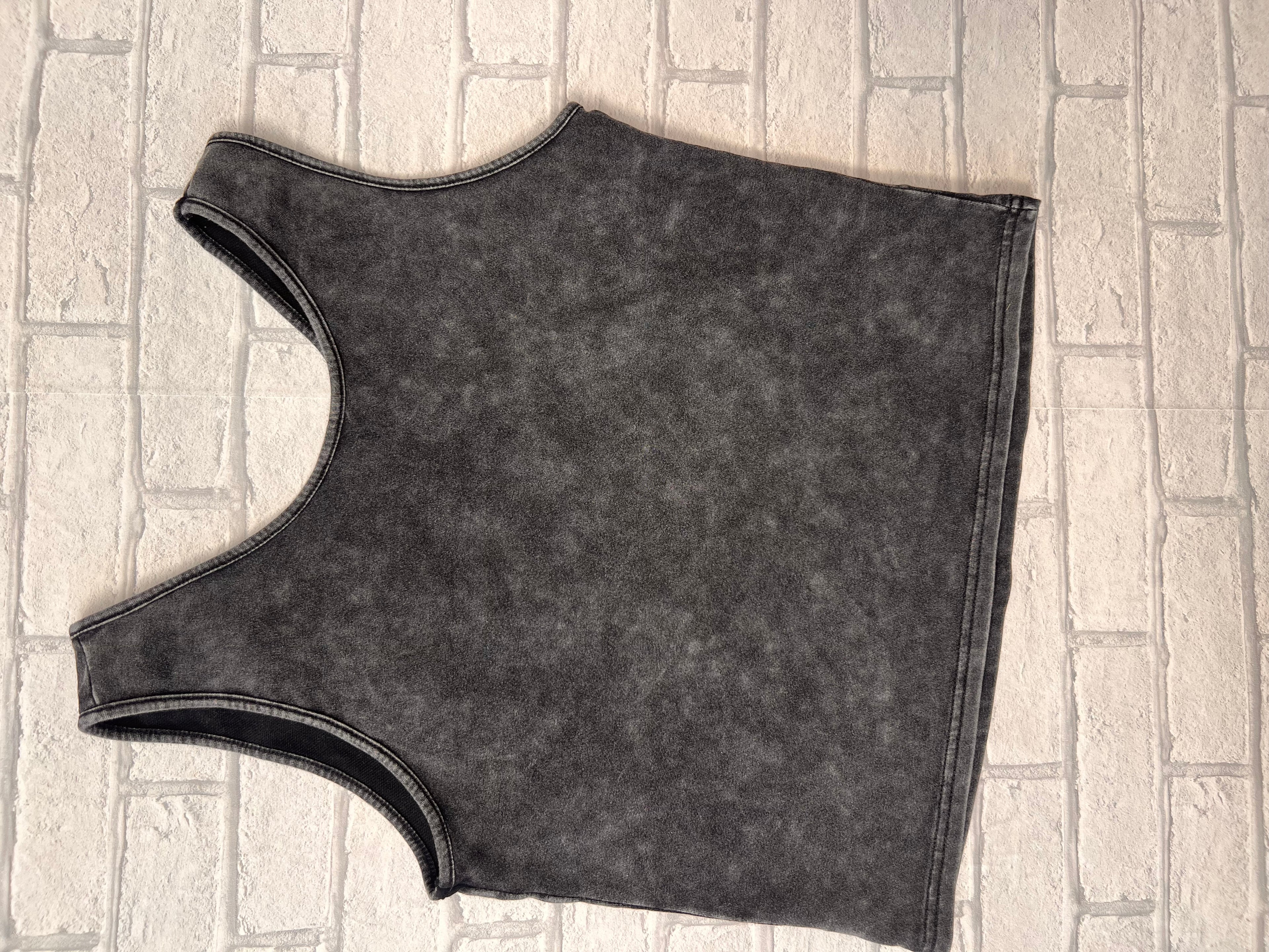 Action clothing postcards cropped vest top